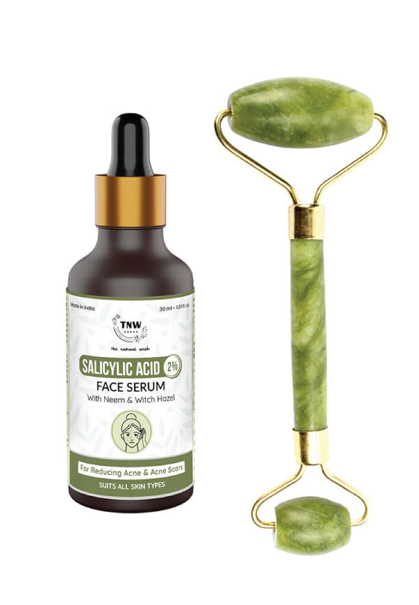 Jade roller serum layering skincare routine