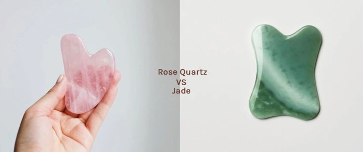 Jade vs rose quartz roller which to choose