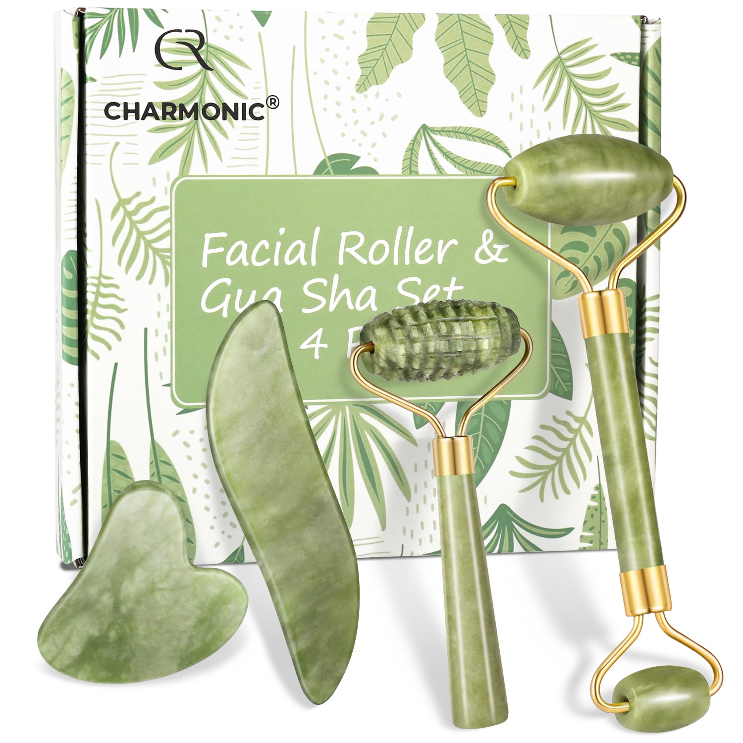 Walmart jade roller dual head set with pouch