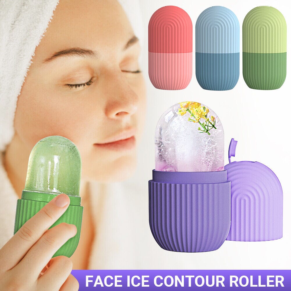 ice roller on face