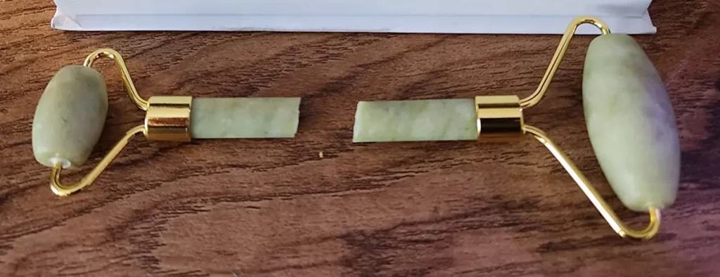 old jade roller worn out