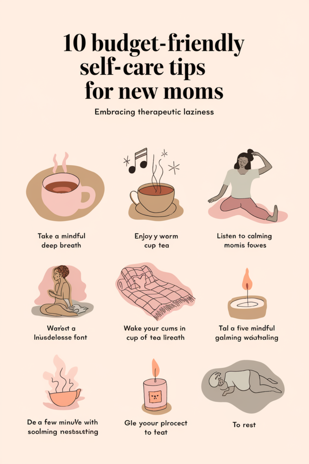 new mom self care
