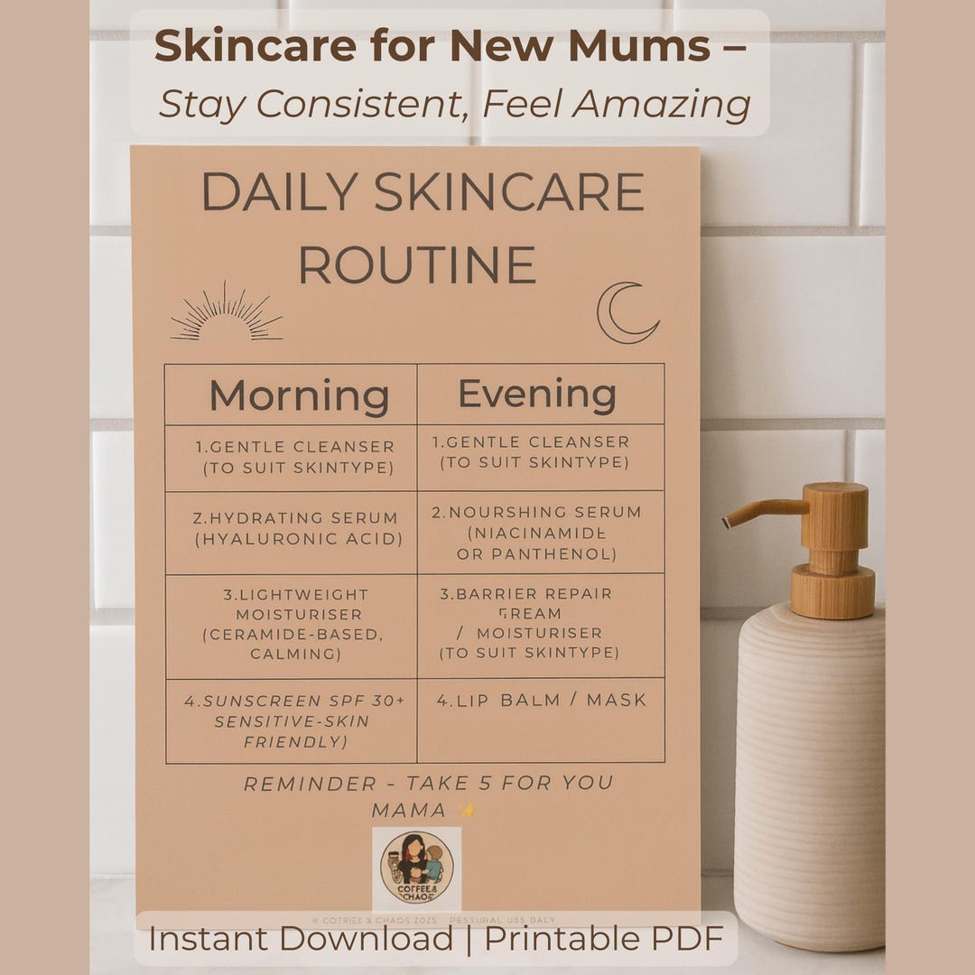 postpartum skincare routine