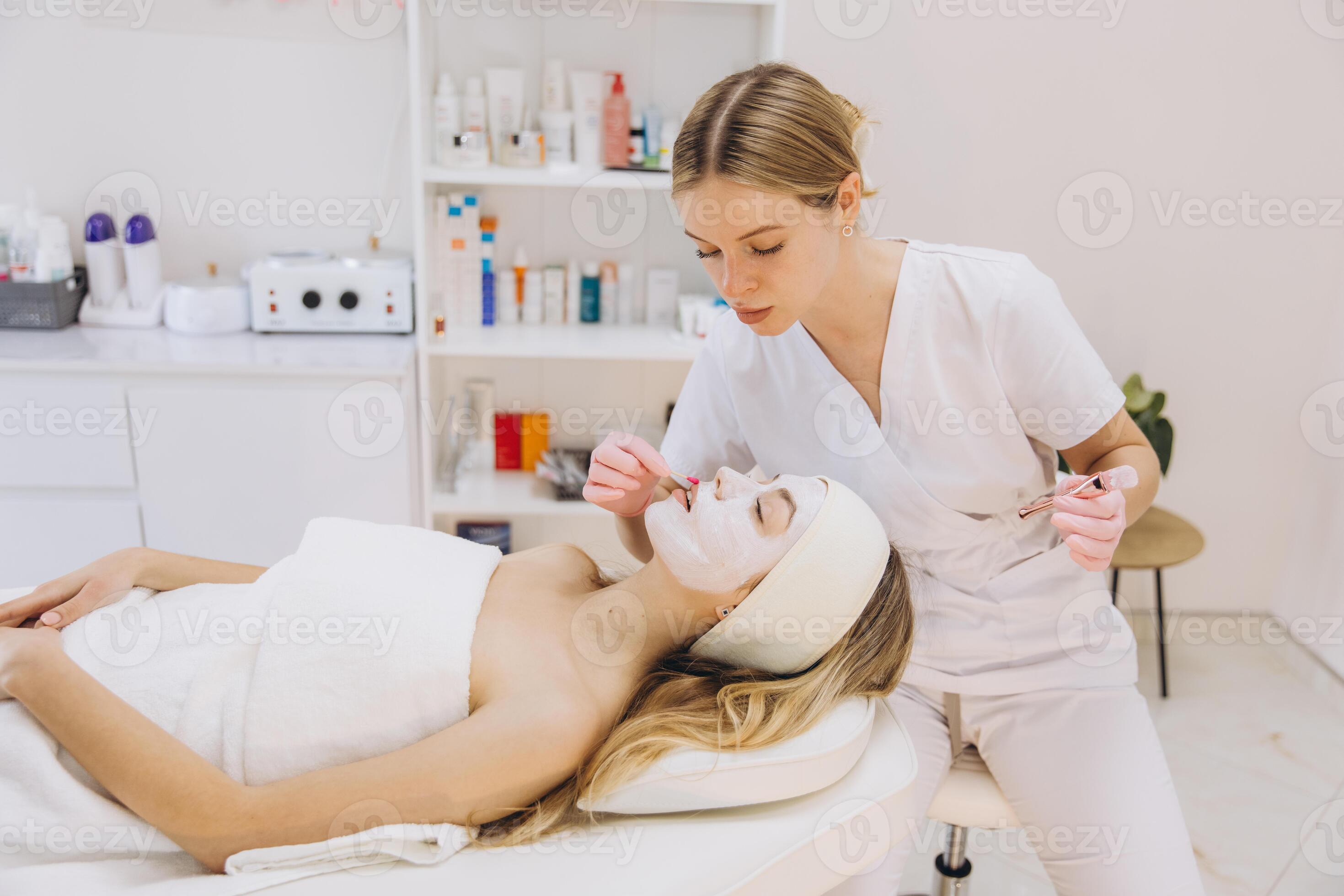 esthetician facial mask