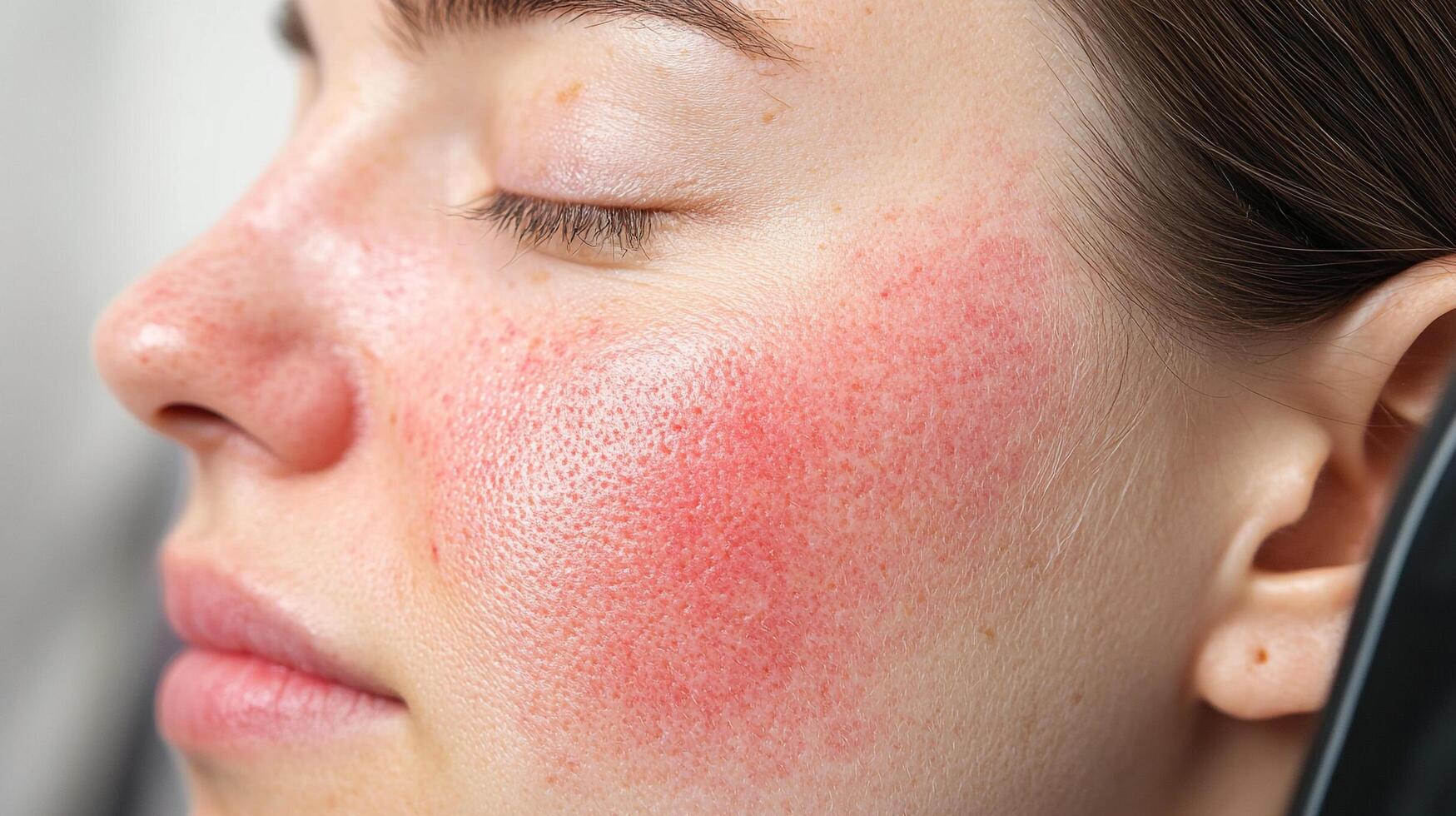 sensitive skin cheek
